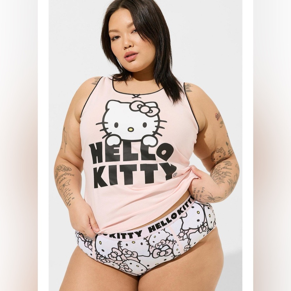 TORRID HELLO KITTY - Sanrio Mid Rise Cotton Cheeky Panty - Size 3 - NWT